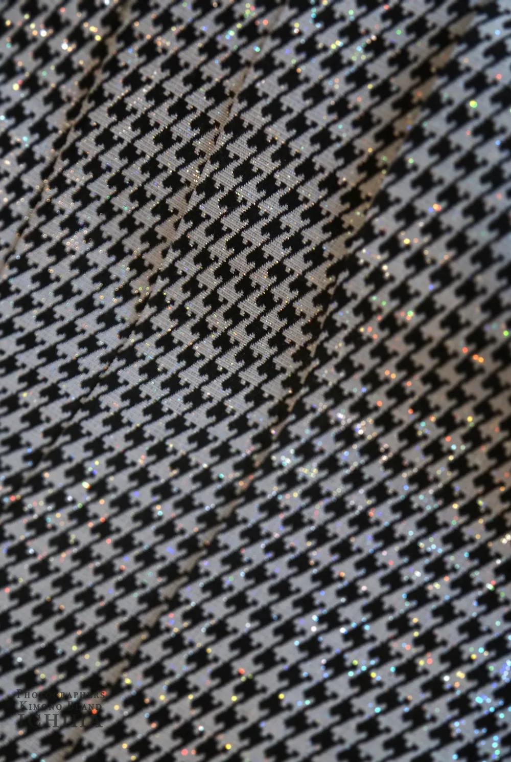 グリッター入りの千鳥柄がとってもおしゃれ！